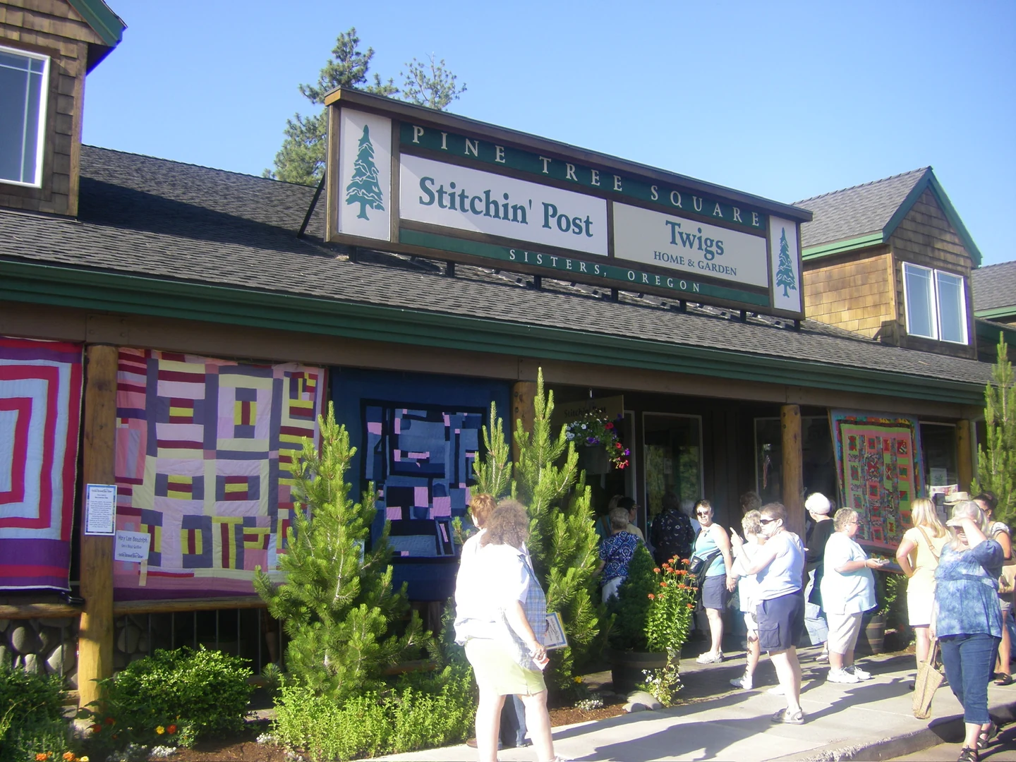 The Stitchin’ Post in Sisters during the annual quilt show
