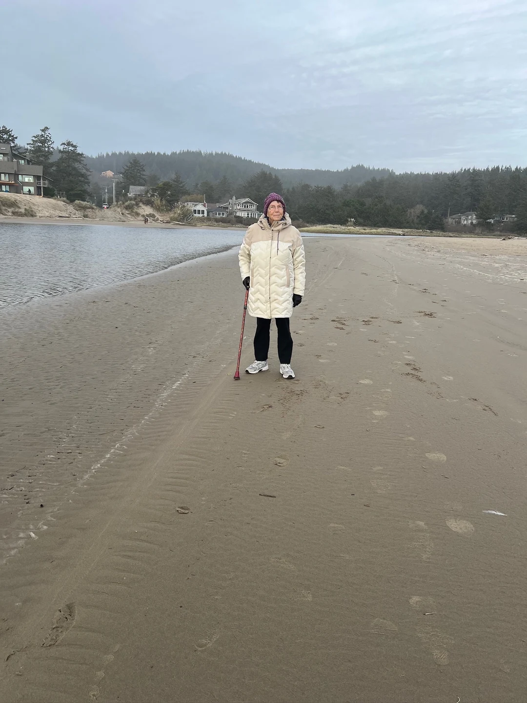Elizabeth on the estuary in Cannon Beach